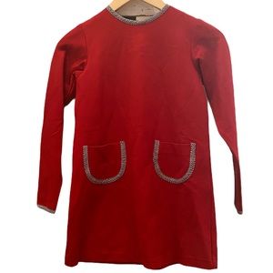 J Bailey Knit Tunic Swing Top Sz 12